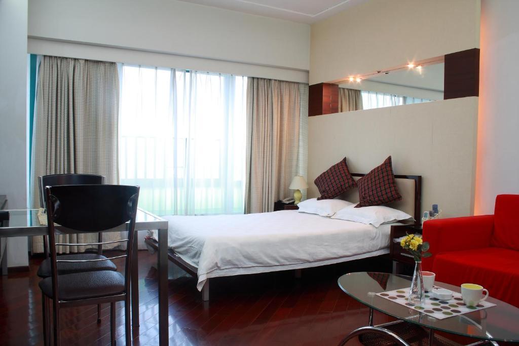 Shanghai Skiline World Union Service Apartment Luaran gambar